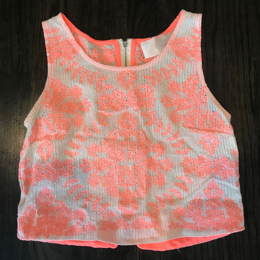 Nordstrom Pink Crop Top